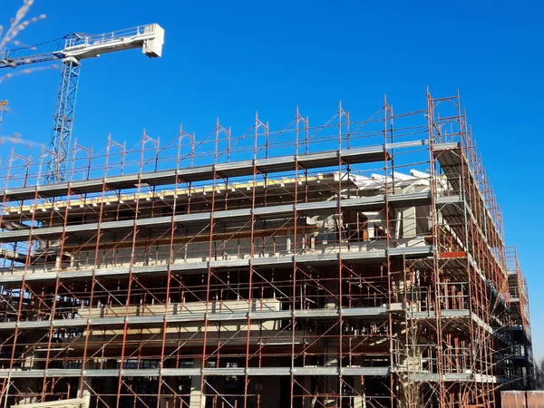 Lavori Corso Sul Cantiere — Foto Stock