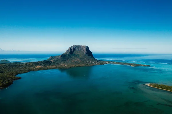 Aerial View Morne Brabant Mountain Which World Heritage List Unesco — Stock Photo, Image