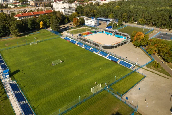Complexe Sportif Dans Centre Minsk Avec Terrains Sport Plein Air — Photo