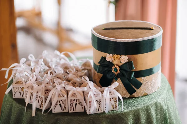 Regalos Para Los Invitados Ceremonia Boda — Foto de Stock