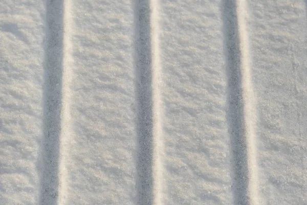 Winter Background Texture Snow Stripes Pure White Snow — Foto Stock