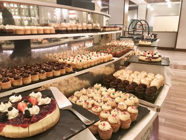 Lezzetli tatlı büfesi