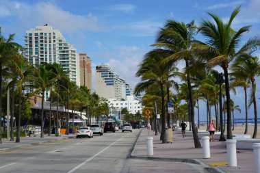 Key West Florida 'nın Gündüz ve Gece Skylines' ı 