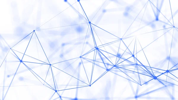 Abstracte Digitale Aansluitpunten Technologie Achtergrond Netwerkverbindingsstructuur Plexus Effect — Stockfoto