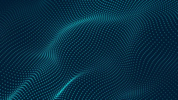 Кольорова Музична Поверхня Красива Вигнута Хвиля Темному Тлі Цифрові Технології — стокове фото