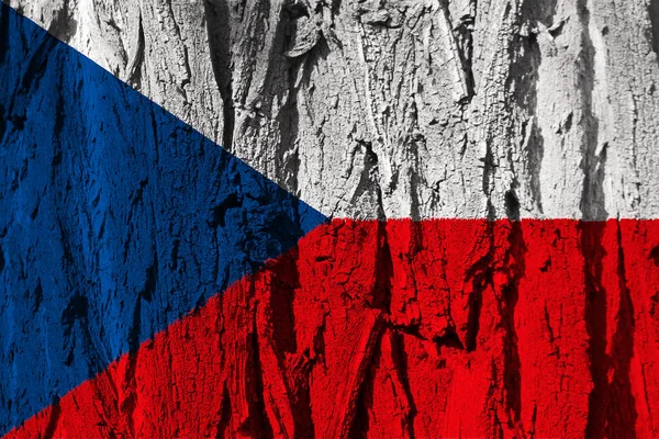 Çek Cumhuriyeti Bayrağının Homurdanma Şekli Çek Cumhuriyeti Siyaset Tarihi Kültür — Stok fotoğraf
