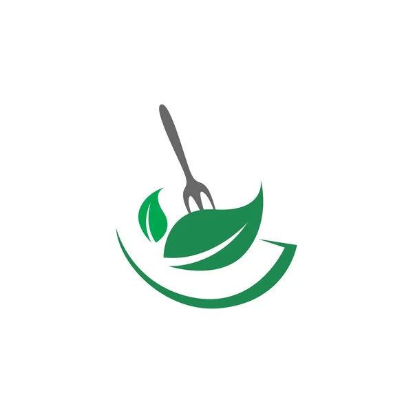 Bowl Simge Logosu Düz Tasarım Şablonu — Stok Vektör