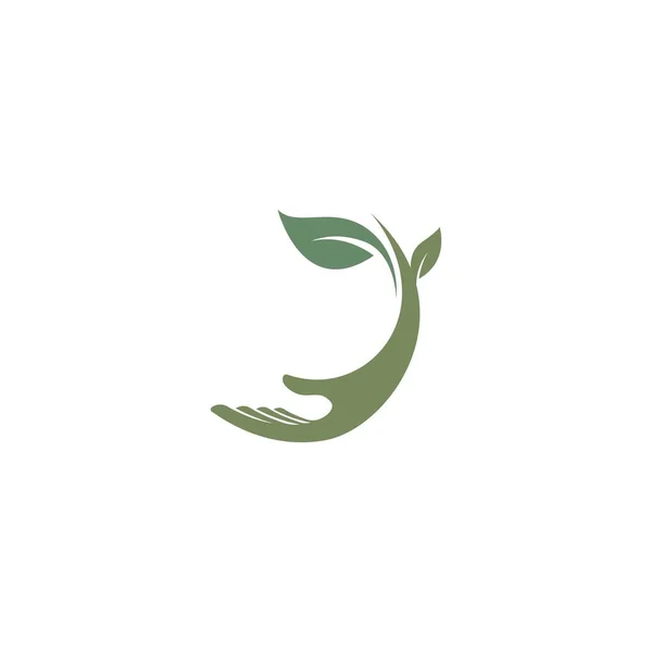 Ręczne Logo Ikony Płaski Wzór Wektor Szablon — Wektor stockowy