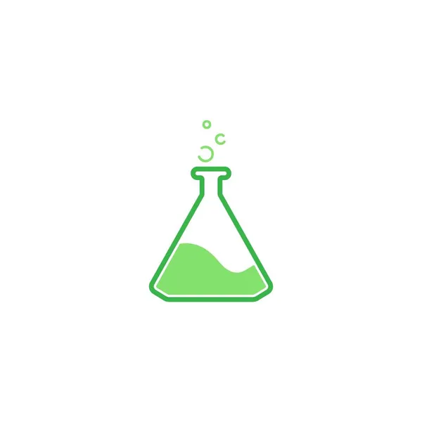 Science Flaska Labb Logotyp Ikon Design Mall Vektor — Stock vektor