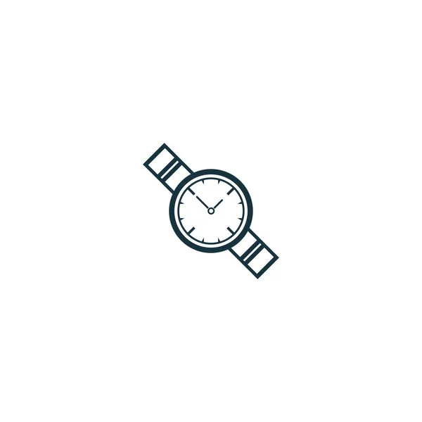 Klocka Tid Ikon Logotyp Design Mall Vektor — Stock vektor