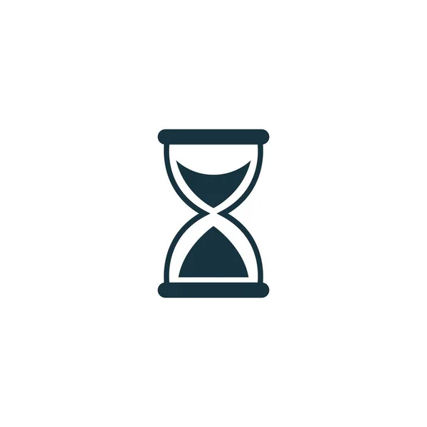 Klok Tijd Pictogram Logo Ontwerp Template Vector — Stockvector