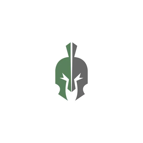 Gladiator Spartan Icon Logo Design Vector Template — Stock Vector