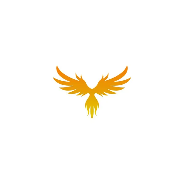 Phoenix Logo Icono Diseño Plantilla Vector Ilustración — Vector de stock