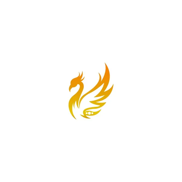 Phoenix Logo Ikona Projekt Szablon Wektor Ilustracja — Wektor stockowy