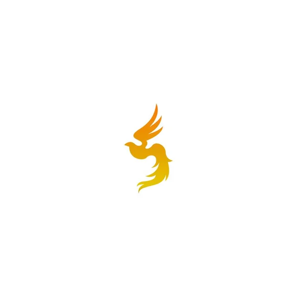 Illustration Vectorielle Modèle Icône Logo Phoenix — Image vectorielle