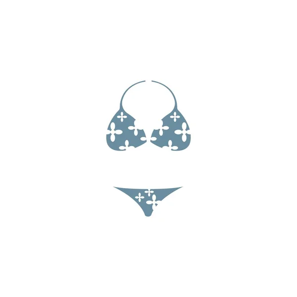 Иллюстрация Шаблона Логотипа Бикини — стоковый вектор