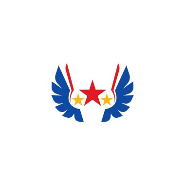 Askeri rozet logo şablonu çizim vektörü
