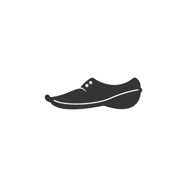 Herrenschuhe Logo Icon Design Illustration Vorlage — Stockvektor