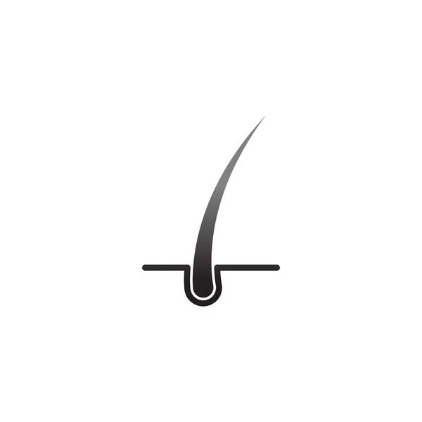 Иконка Логотипа Волосяного Фолликула Отображает Вектор Шаблона — стоковый вектор