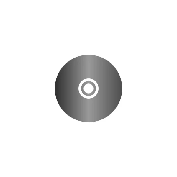 Icône Disque Vidéo Logo Illustration Modèle Vecteur — Image vectorielle