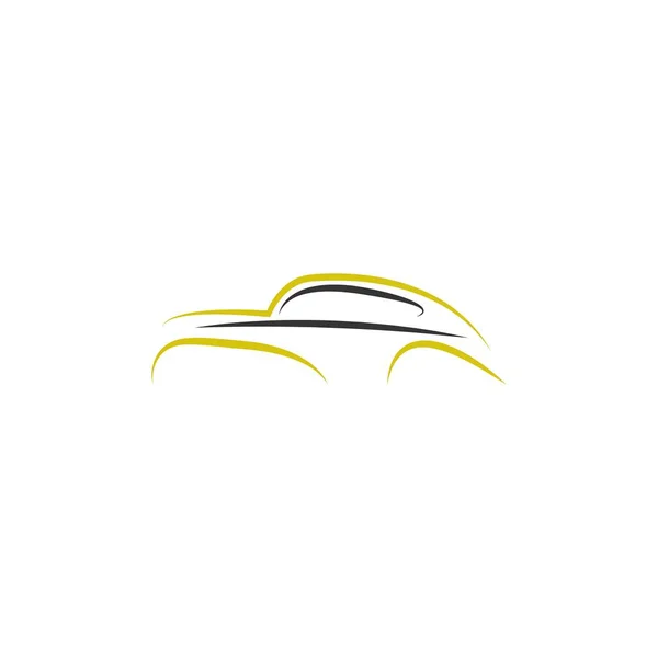 Sport Bil Logotyp Ikon Mall Illustration Vektor — Stock vektor