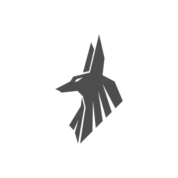 Anubis Icon Logo Design Illustration Template Vector — Vetor de Stock