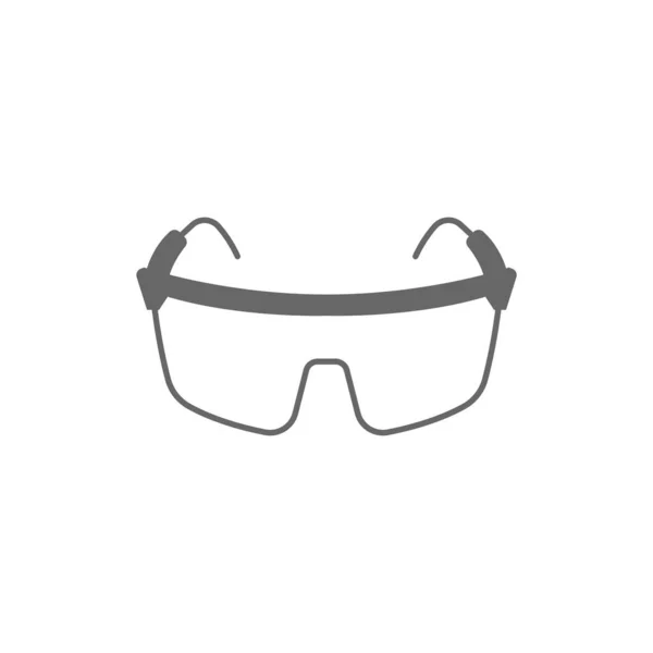 Safety Glasses Construction Icon Design Illustration Vector — Image vectorielle