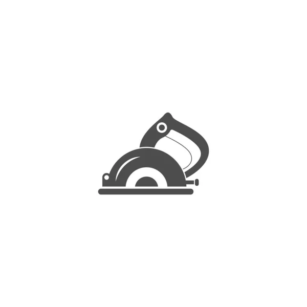 Metal Saw Icon Logo Design Illustration Template — Image vectorielle