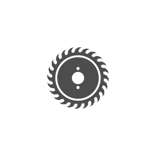 Metal Saw Icon Logo Design Illustration Template — стоковый вектор