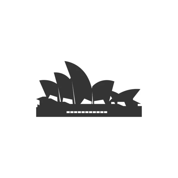 Australia Icon Design Illustration Template Vector — 스톡 벡터