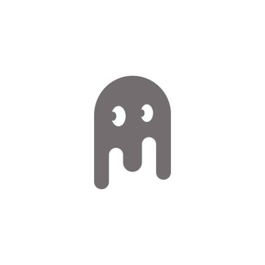 Ghost logo icon design illustration template vector