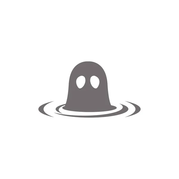 Ghost Logo Icon Design Illustration Template Vector — 스톡 벡터