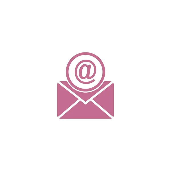Post Kuvert Ikon Logotyp Illustration Mall — Stock vektor