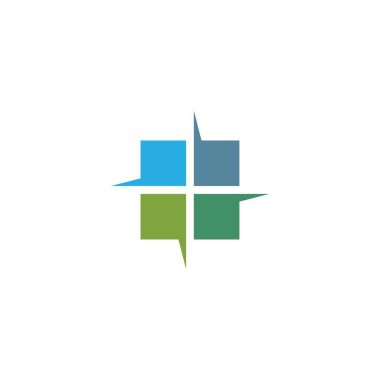 Windows logo tasarım resimleme şablonu vektörü