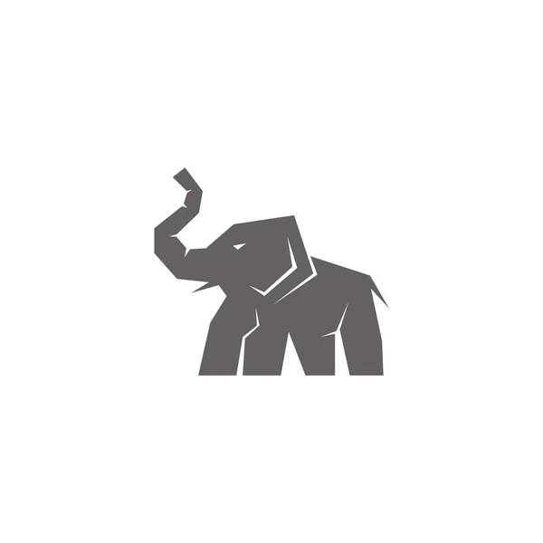 Elephant Icon Logo Design Illustration Template — стоковый вектор