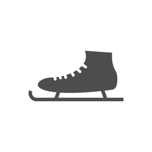 Ice Skate Shoes Icon Logo Illustration Template Vector — Διανυσματικό Αρχείο