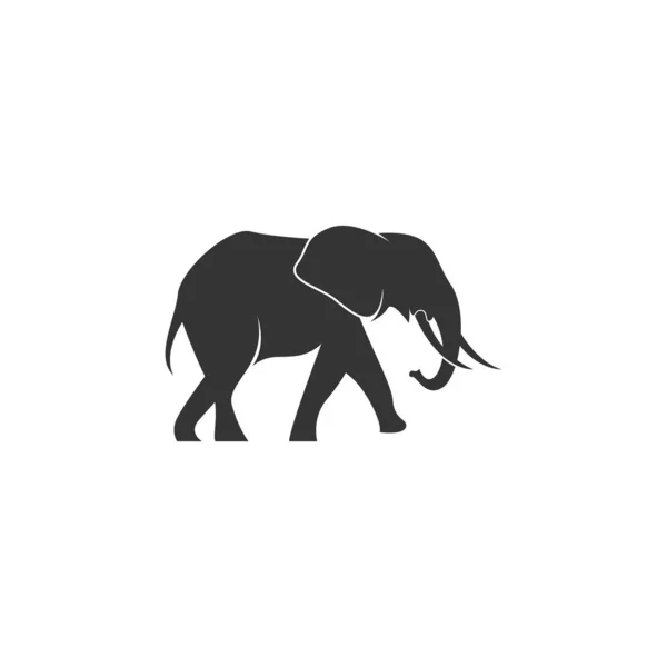Шаблон Рисунка Логотипа Слона — стоковый вектор