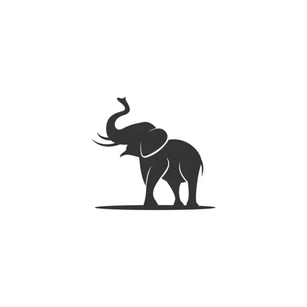 Шаблон Рисунка Логотипа Слона — стоковый вектор