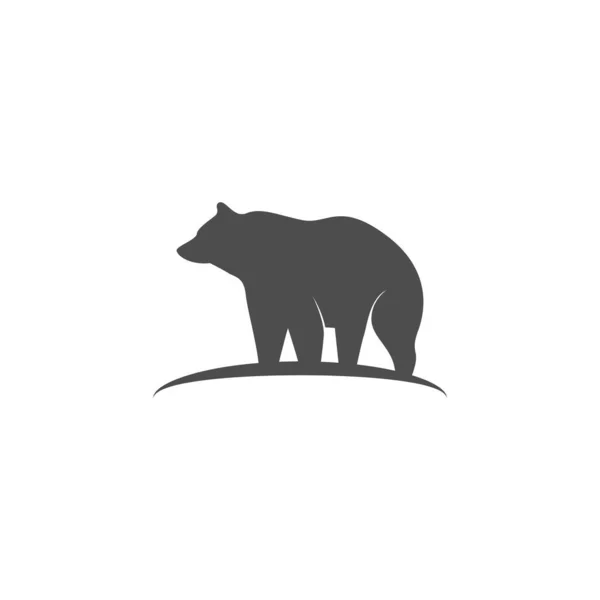 Bear Icon Logo Design Illustration Template — 图库矢量图片