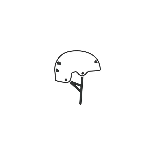 Skateboard Helmet Icon Design Illustration Template —  Vetores de Stock