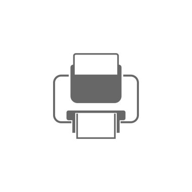 Printer icon design illustration template