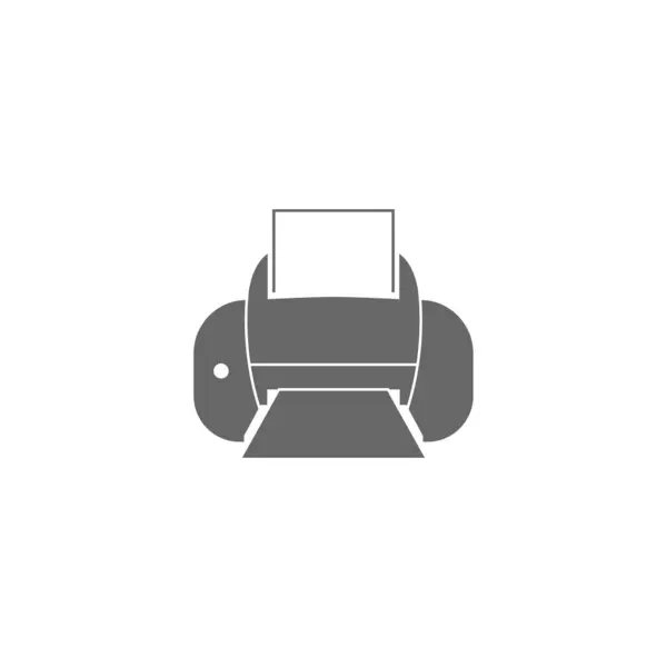 Printer Icon Design Illustration Template — Image vectorielle