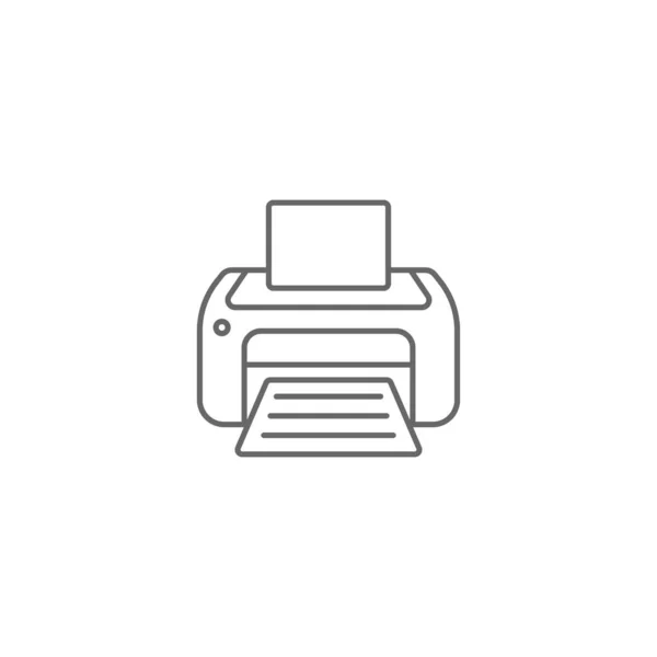 Printer Icon Design Illustration Template — Image vectorielle