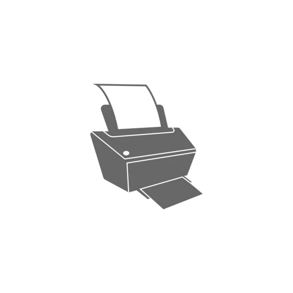 Printer Icon Design Illustration Template — стоковый вектор