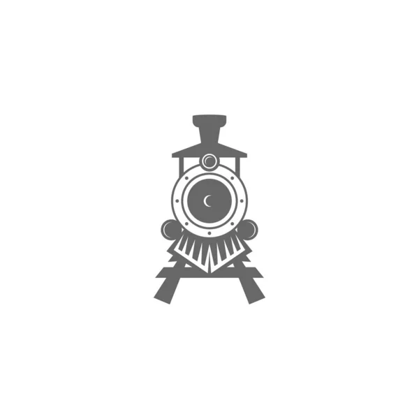 Вектор Ілюстрації Дизайну Логотипу Локомотива — стоковий вектор