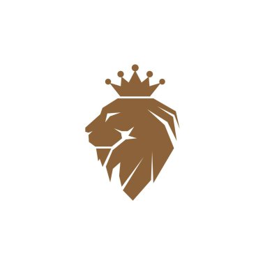 Aslan logosu tasarım örnekleme şablonu