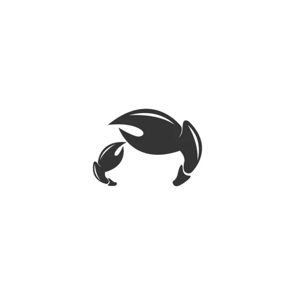 カニのロゴアイコンデザインイラストベクトル — ストックベクタ