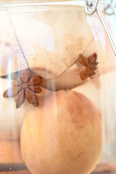 発酵保存菜食主義の食品の概念ガラス瓶に 高品質の写真 — ストック写真
