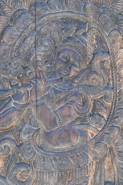 Ganesha Woodcraft Tradition Asia India High Quality Photo — Stock Photo, Image