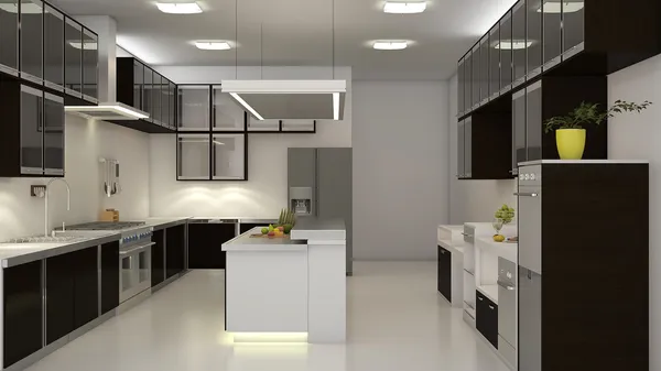 Cozinha 3D — Fotografia de Stock